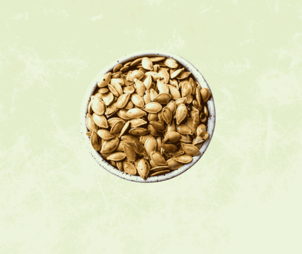 bowl of pumpkin seeds