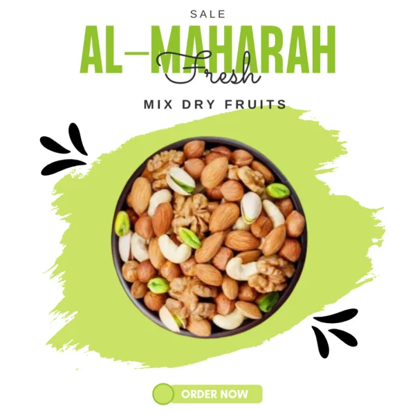 Mix dry fruits with pista